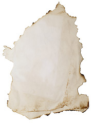 Image showing burnt blank
