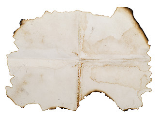 Image showing burnt paper blank