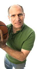 Image showing man with basketball