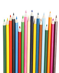 Image showing colored pencils on white