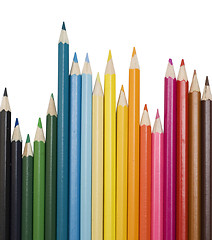 Image showing colour pencils