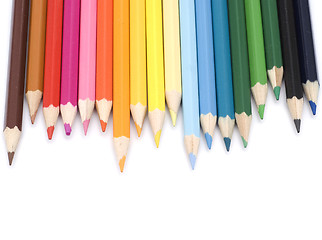 Image showing pencils on white