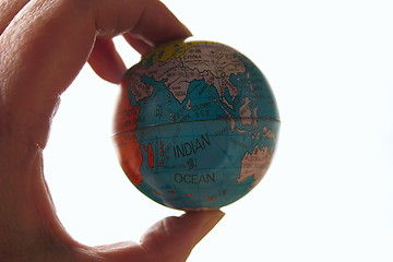 Image showing world at your fingertips