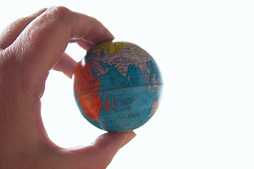 Image showing world at your fingertips