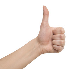 Image showing thumb up