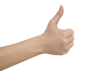 Image showing thumbs up