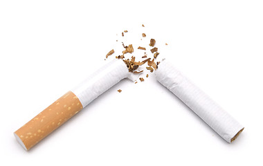 Image showing broken cigarette