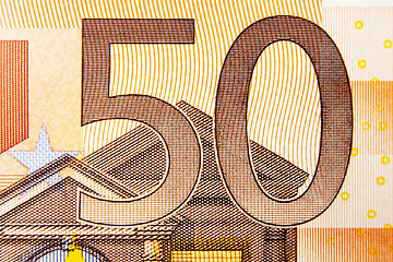 Image showing 50 Euro Note Macro III