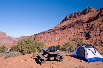 Image showing Camping in Utah