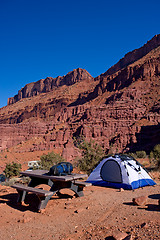 Image showing Camping in Utah