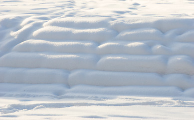 Image showing snow steps