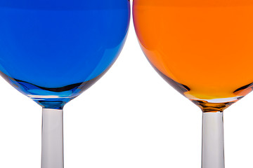 Image showing two wineglasses