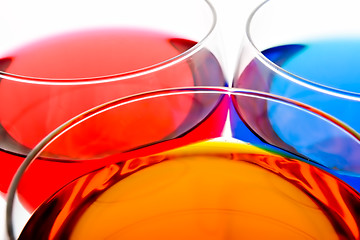 Image showing Color drinks