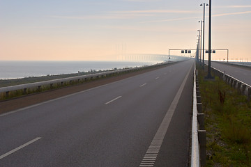Image showing bridge between Denmark and Sweden