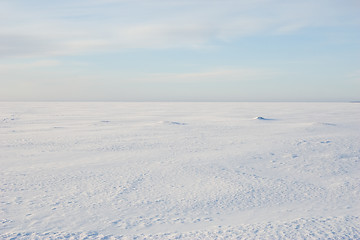 Image showing snowy desert