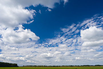 Image showing sunny cloudscape