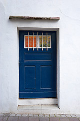 Image showing blue door