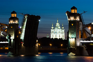 Image showing bridges of the white nights 