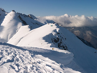 Image showing along ridge