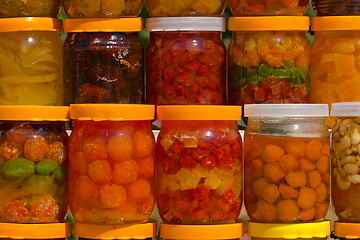 Image showing assorted canned fruits