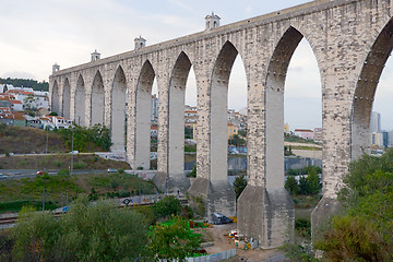 Image showing ancient aqueduct