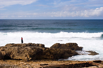 Image showing waiting woman