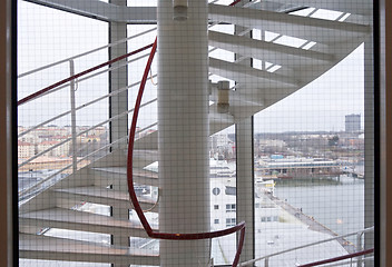 Image showing spiral stairs