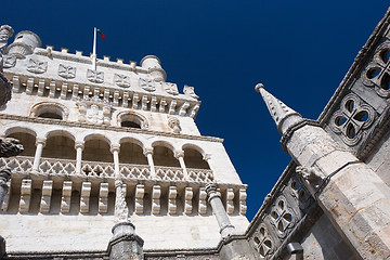 Image showing white ancient tower