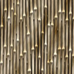 Image showing bamboo wall