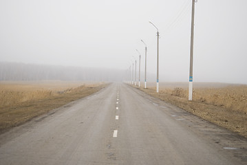 Image showing foggy road