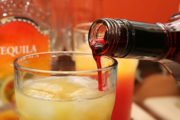 Image showing Making a cocktail