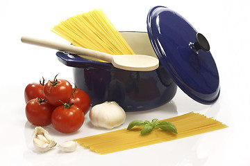 Image showing Cooking Spaghetti