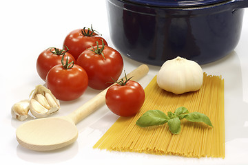 Image showing Cooking Spaghetti