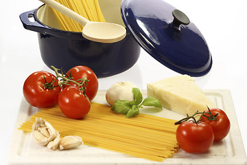 Image showing Cooking Spaghetti