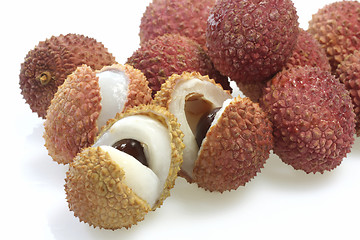 Image showing Fresh Litchis