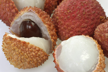 Image showing Fresh Litchis