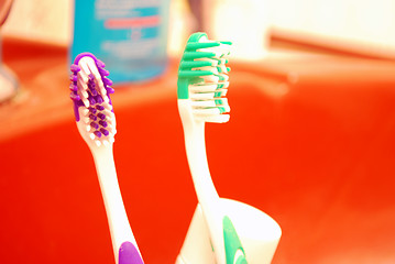 Image showing Tooth Brushes