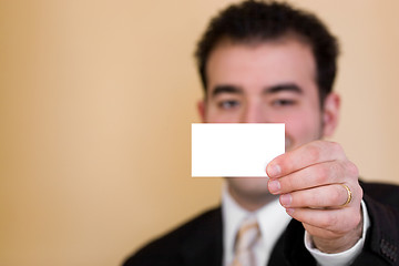 Image showing Blank Business Card