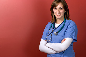 Image showing Young Woman Doctor