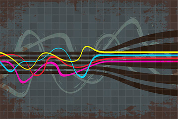 Image showing Abstract Retro Lines