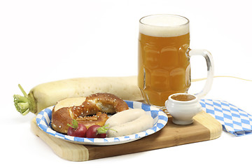 Image showing Bavarian Veal Sausage