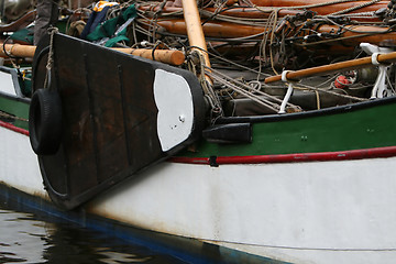 Image showing dutch flatboat