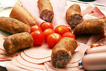 Image showing Bavarian Sausages