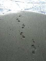 Image showing footprints