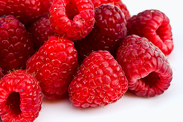 Image showing Fresh ripe raspberry