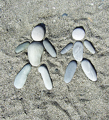 Image showing pebble couple