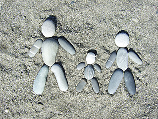 Image showing pebble family