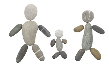 Image showing pebble family
