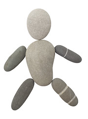 Image showing pebble man