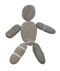 Image showing pebble man